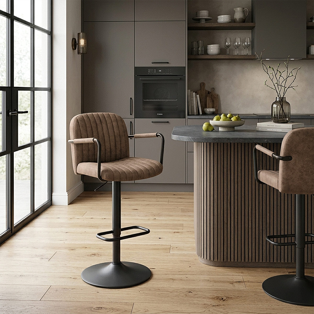Daytona Bar Stool Antique Brown