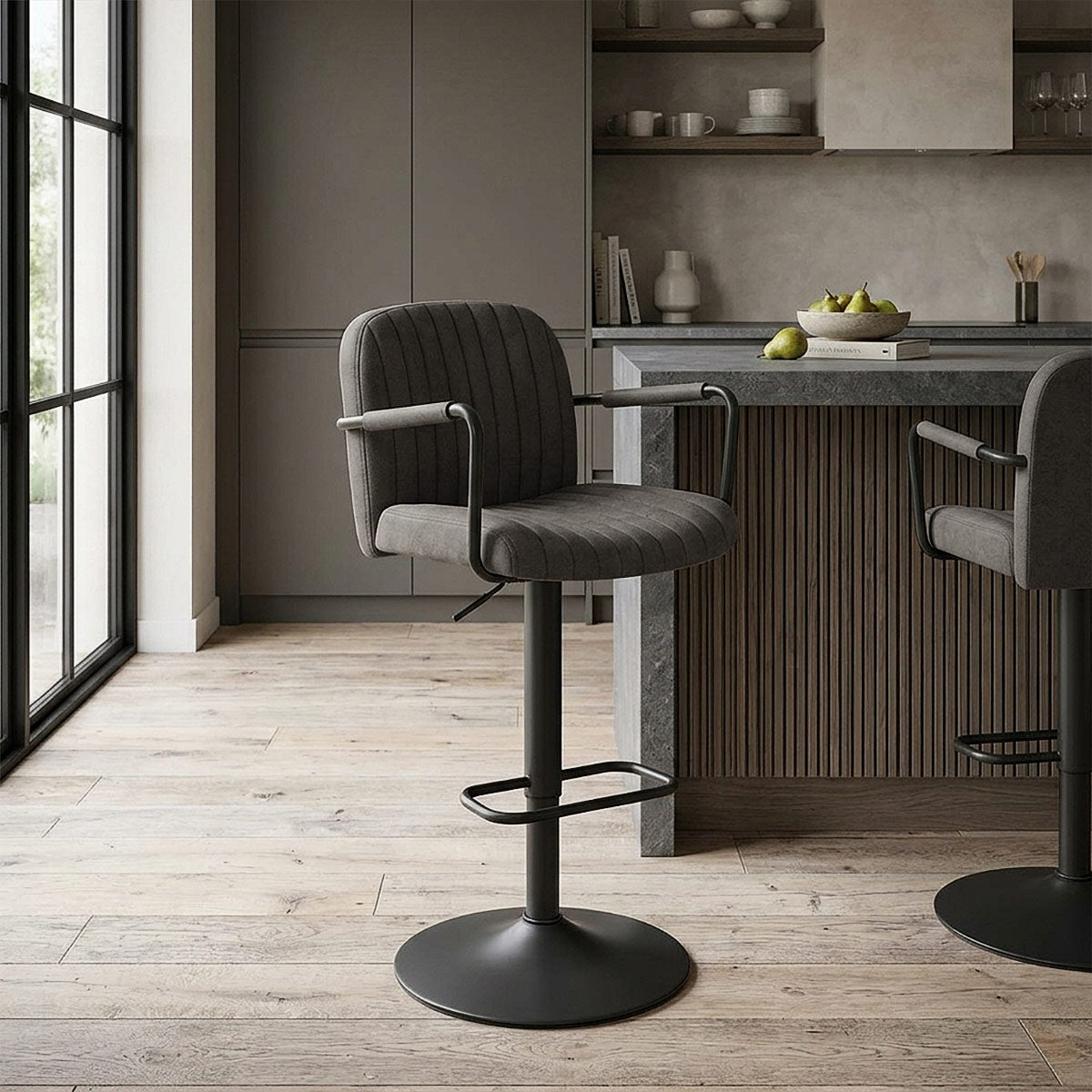 Daytona Bar Stool Antique Charcoal