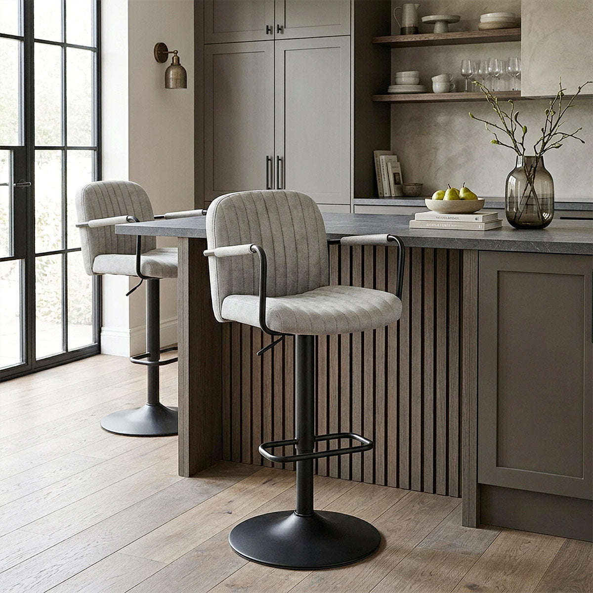 Daytona Bar Stool Antique Grey