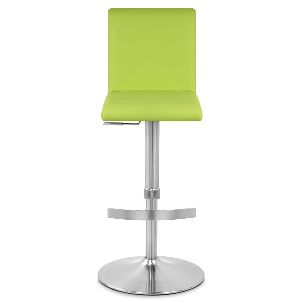 Deluxe Brushed High Back Stool Green