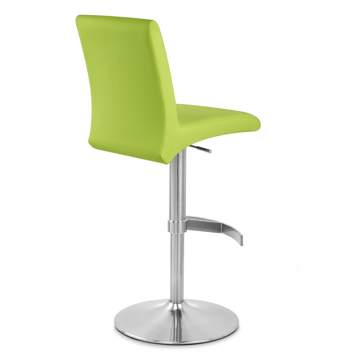 Deluxe Brushed High Back Stool Green