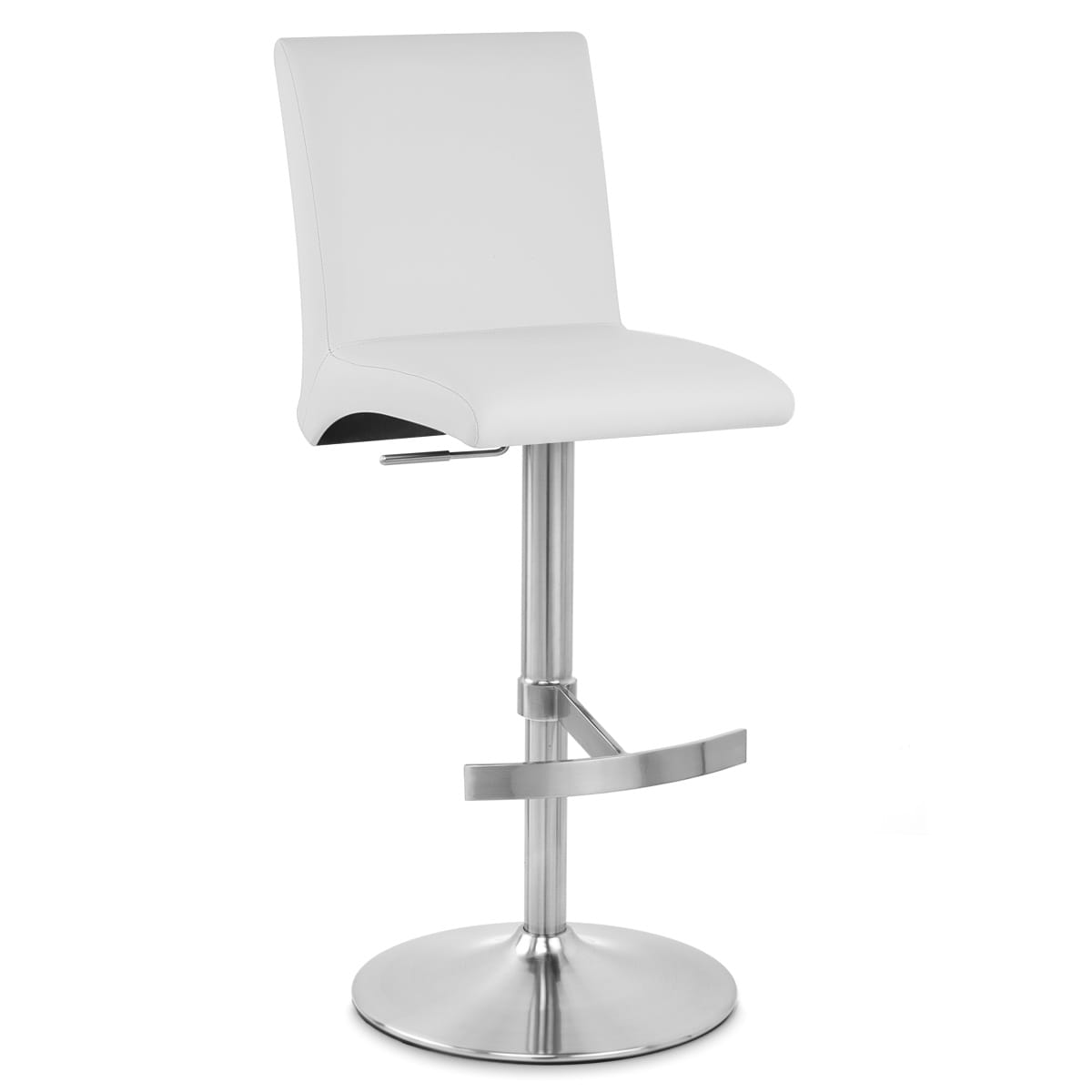 Brushed Steel Kitchen Stools