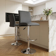 Deluxe High Back Stool Black