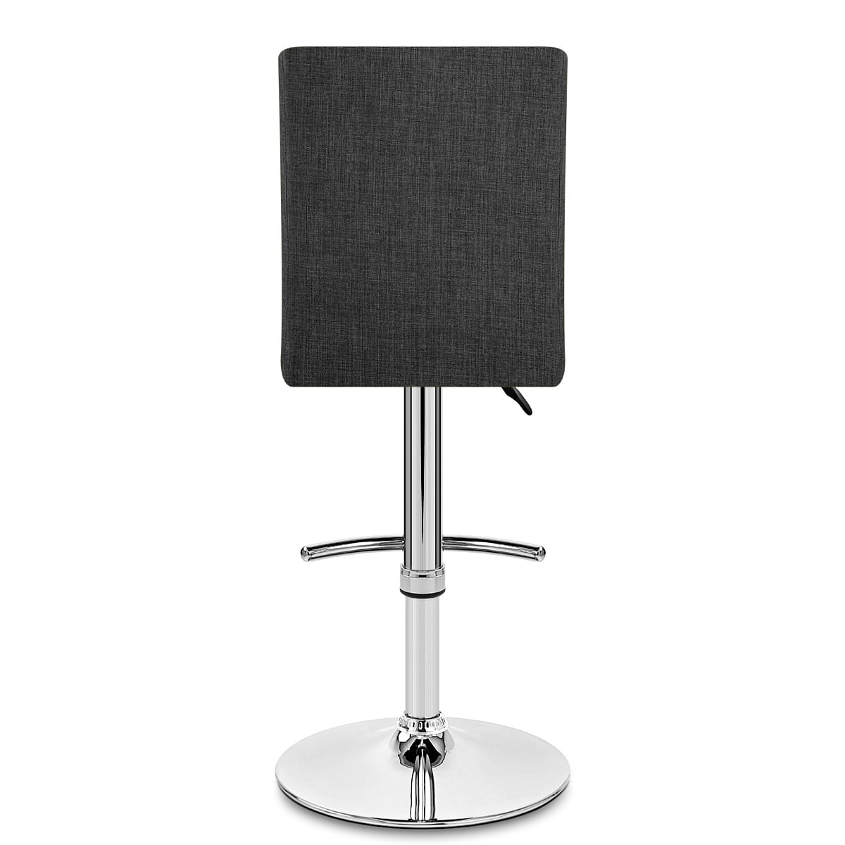 Deluxe High Back Stool Grey Fabric