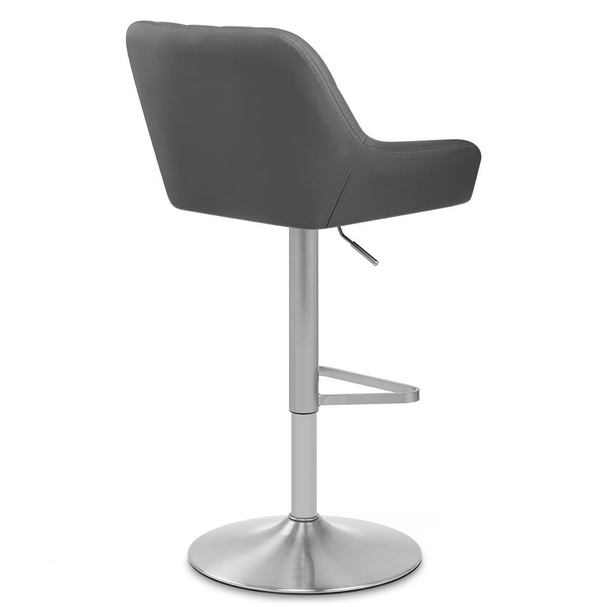 Detroit Brushed Stool Grey