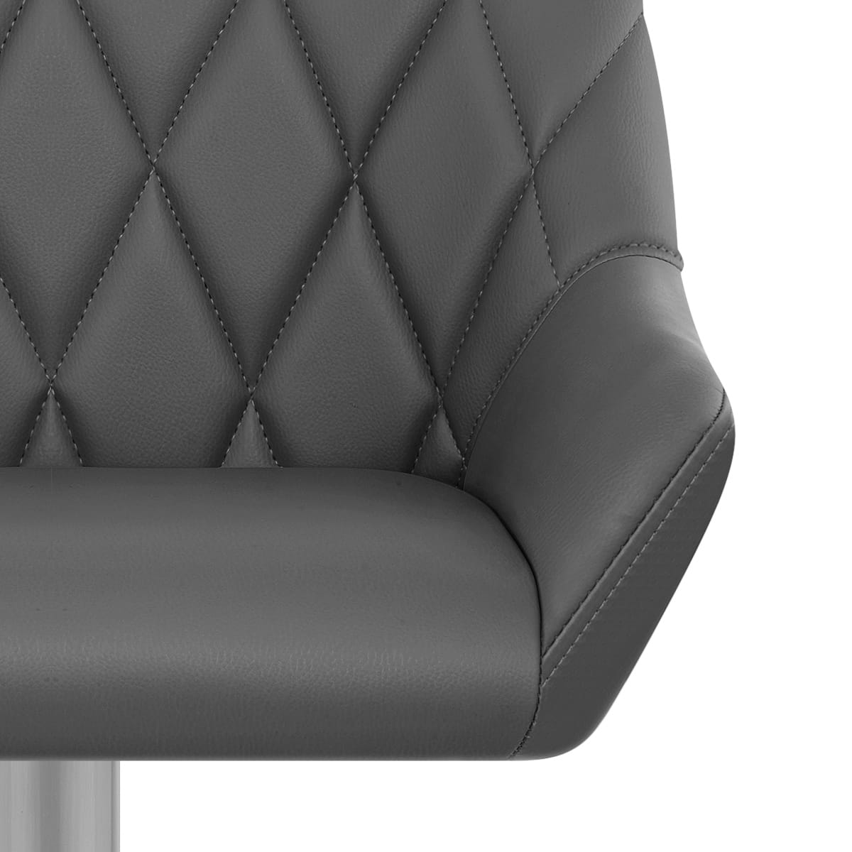 Detroit Brushed Stool Grey