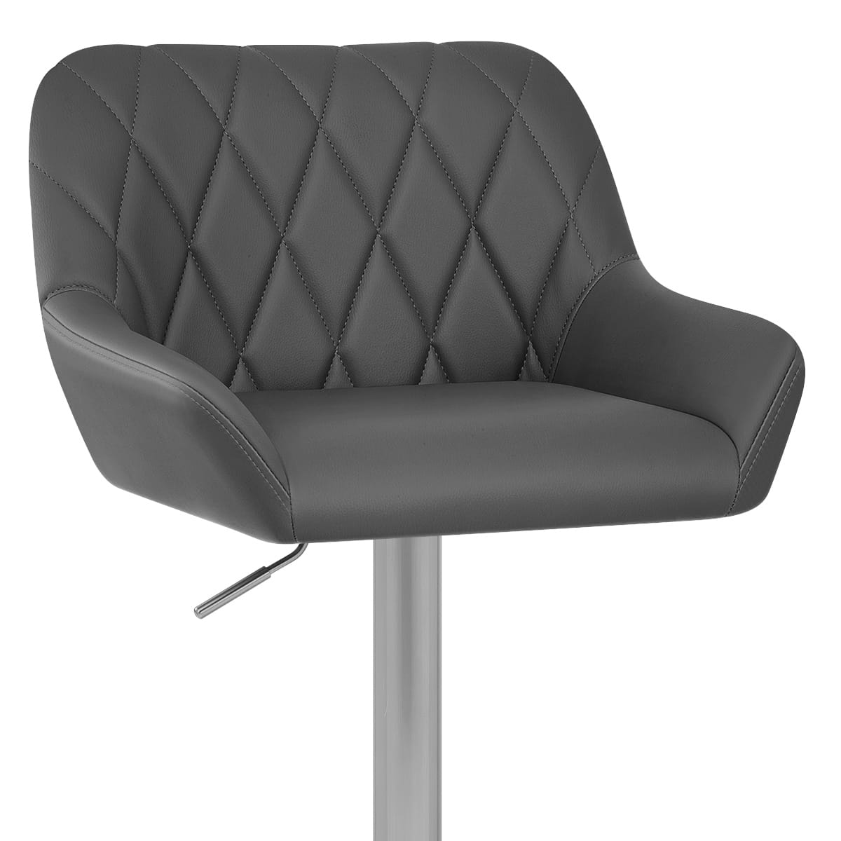 Detroit Brushed Stool Grey