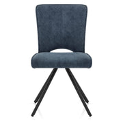 Dexter Dining Chair Blue Fabric