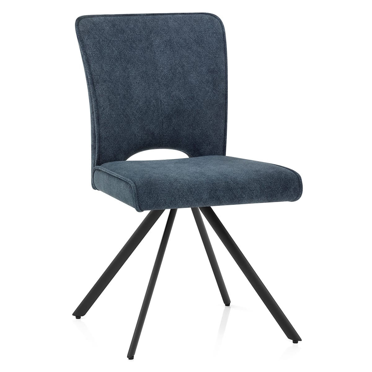 Dexter Dining Chair Blue Fabric