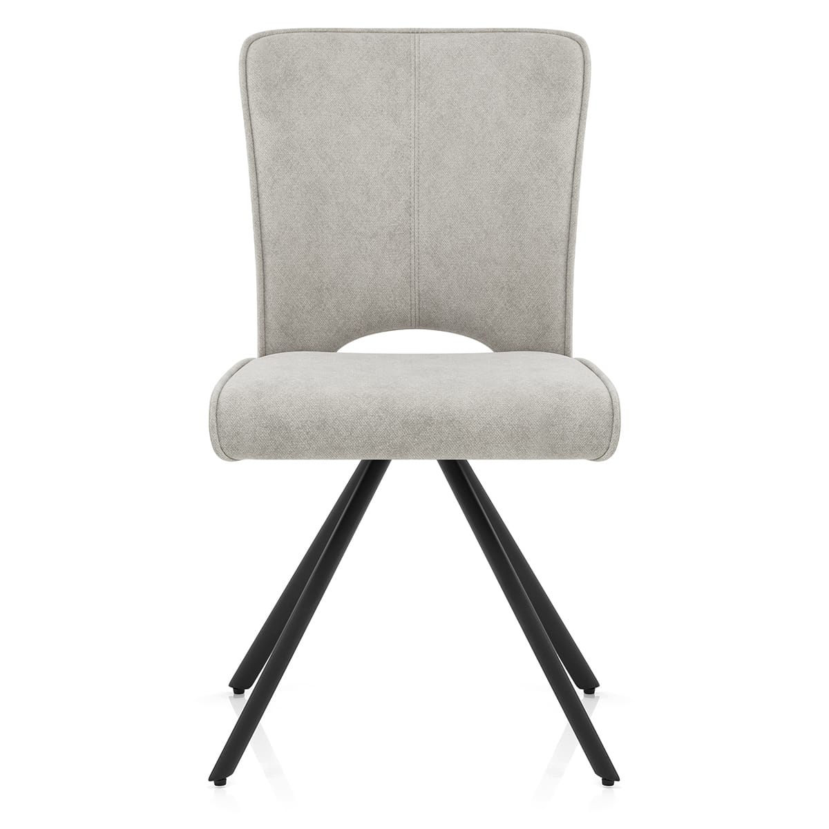 Dexter Dining Chair Light Grey Fabric