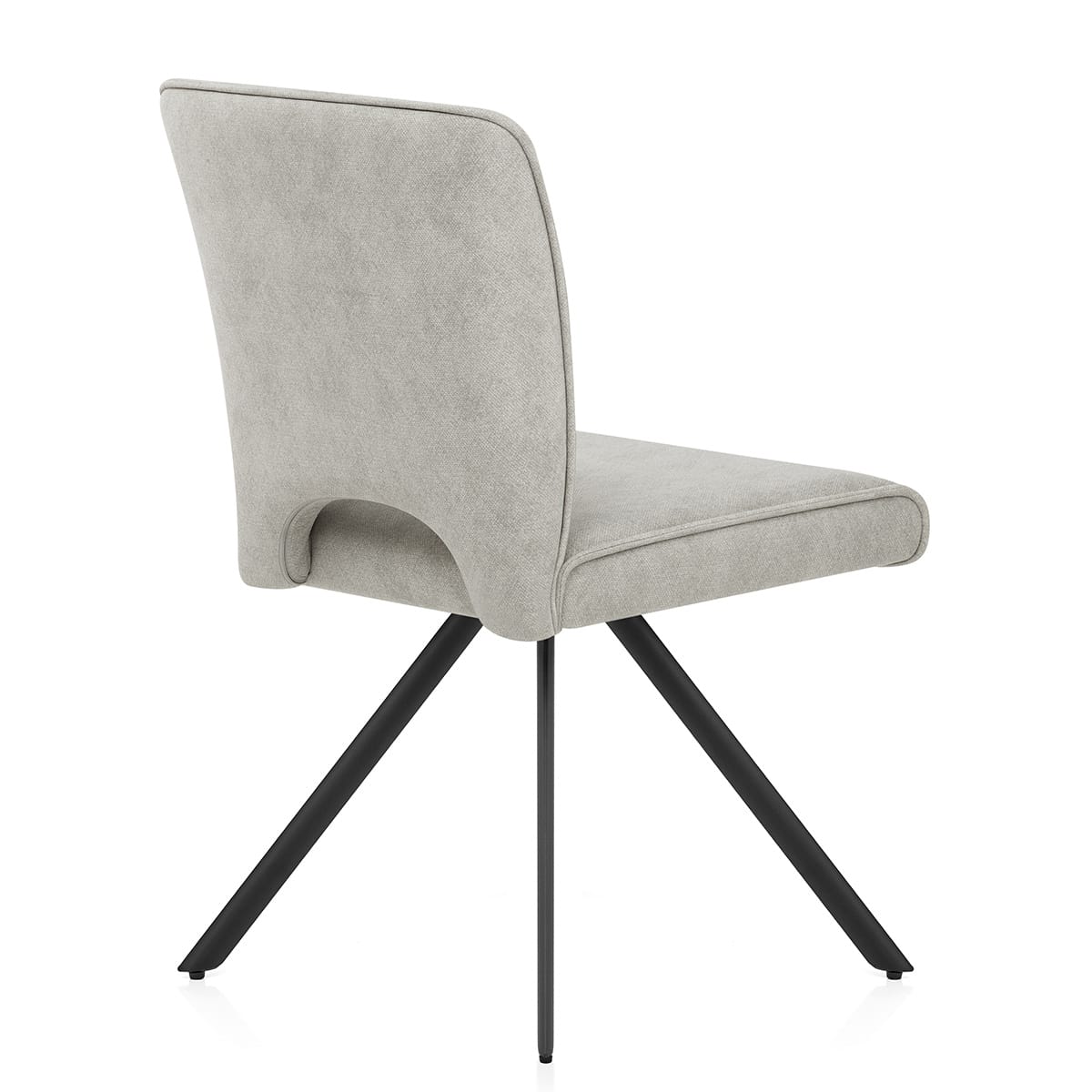 Dexter Dining Chair Light Grey Fabric