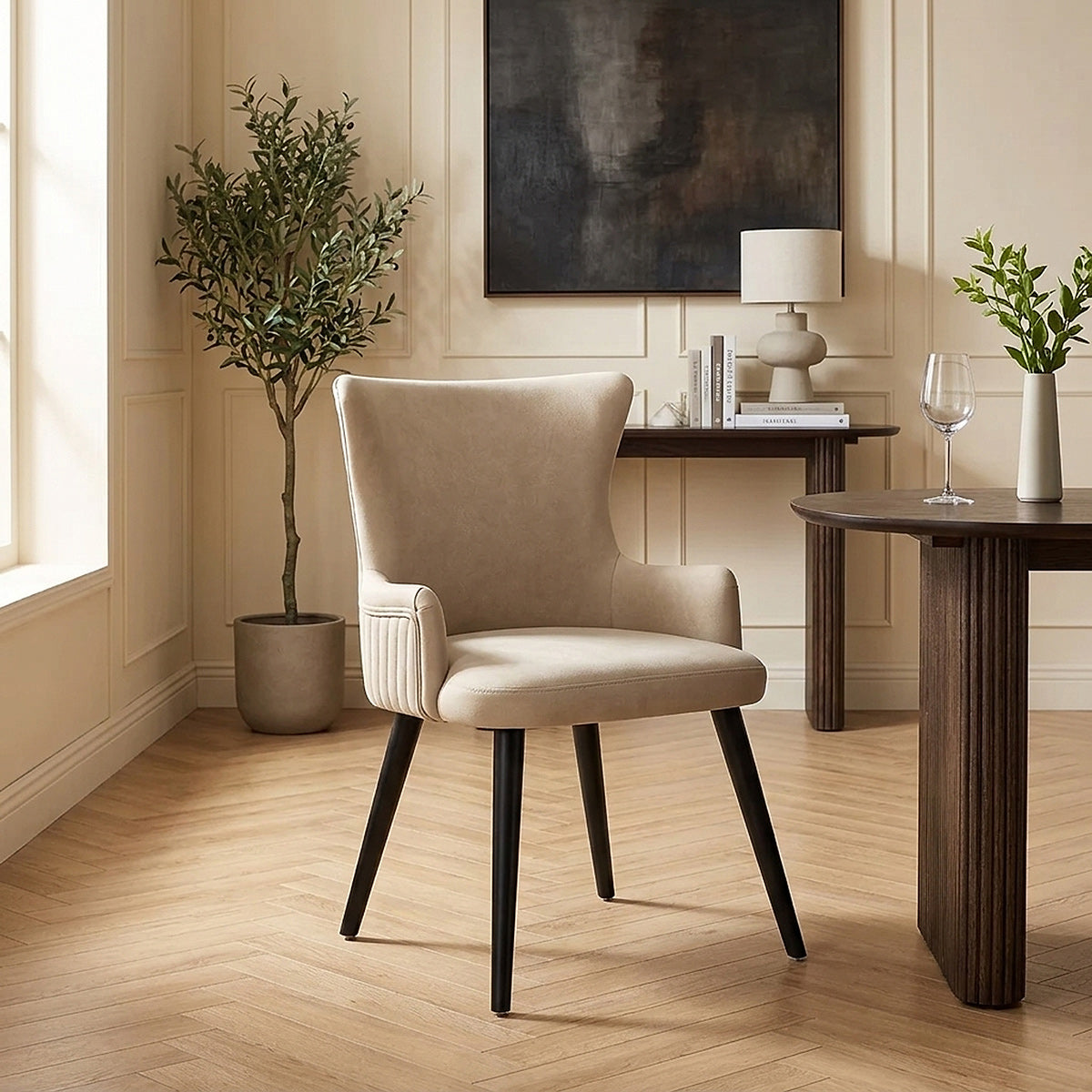 Diablo Dining Chair Beige