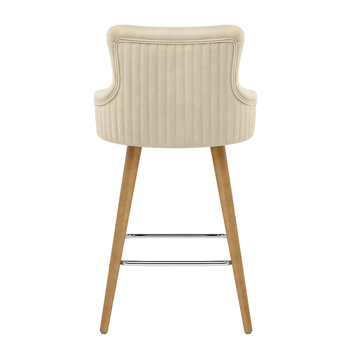Diablo Oak Bar Stool Beige
