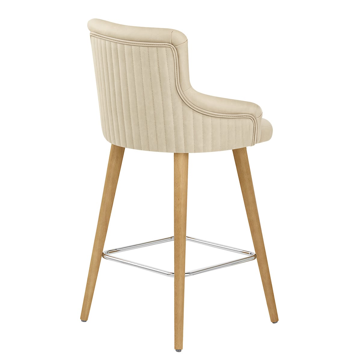 Diablo Oak Bar Stool Beige