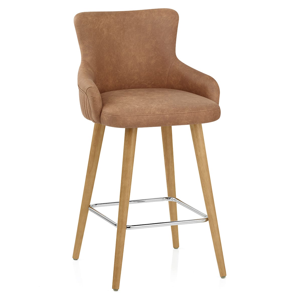 Diablo Oak Bar Stool Tan