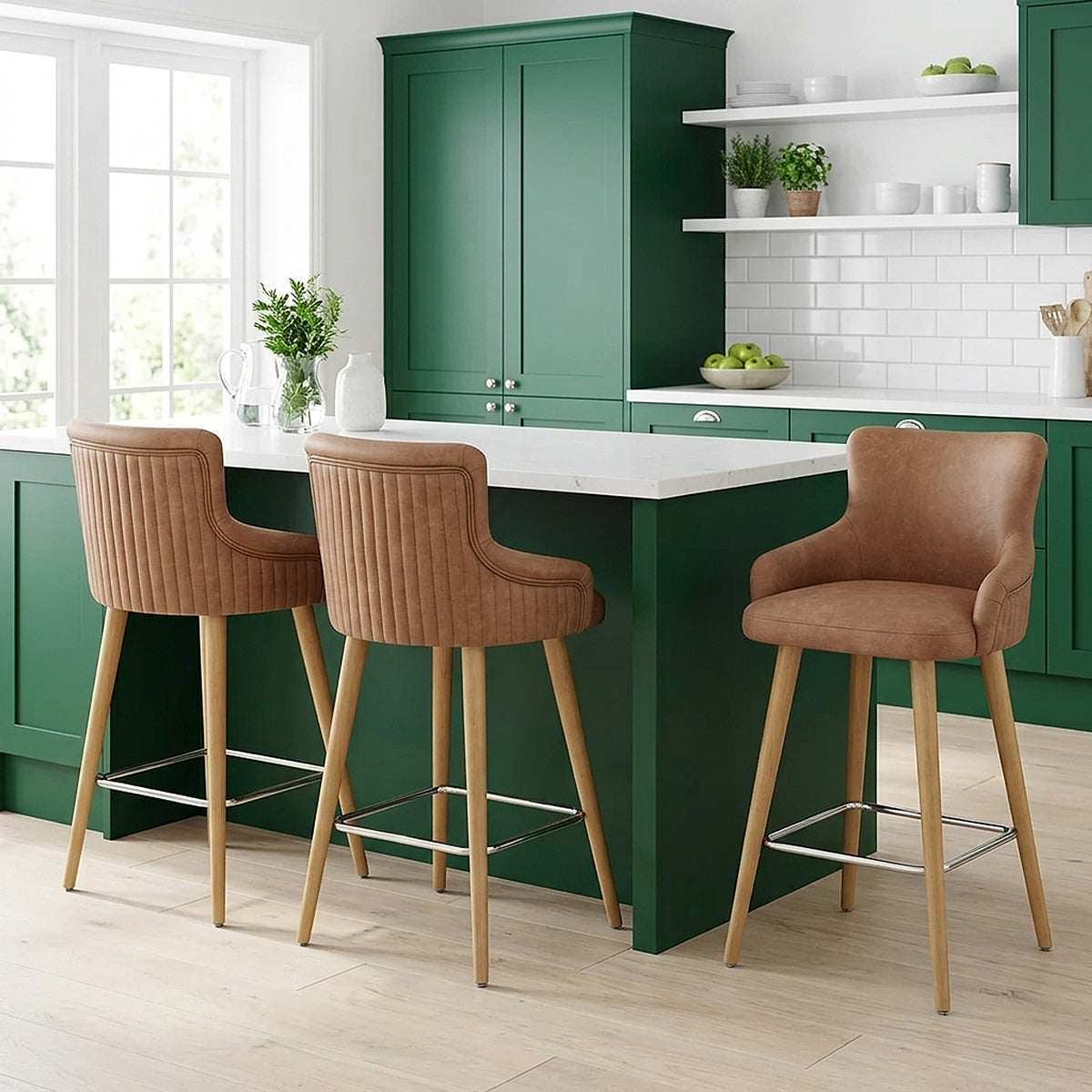 Diablo Oak Bar Stool Tan