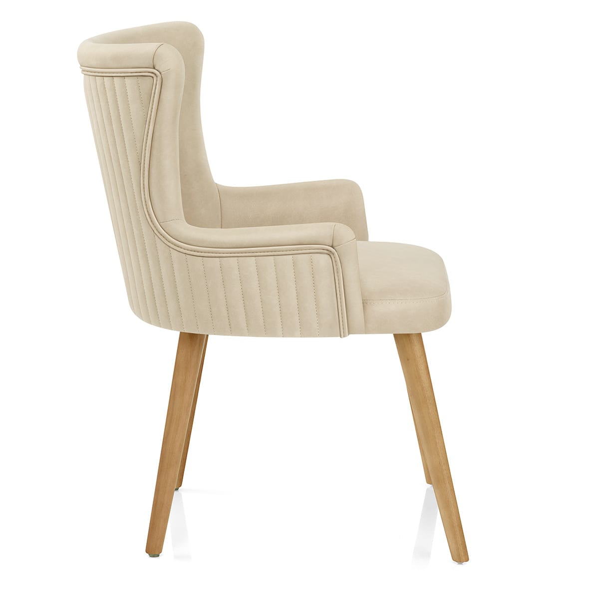 Diablo Oak Dining Chair Beige