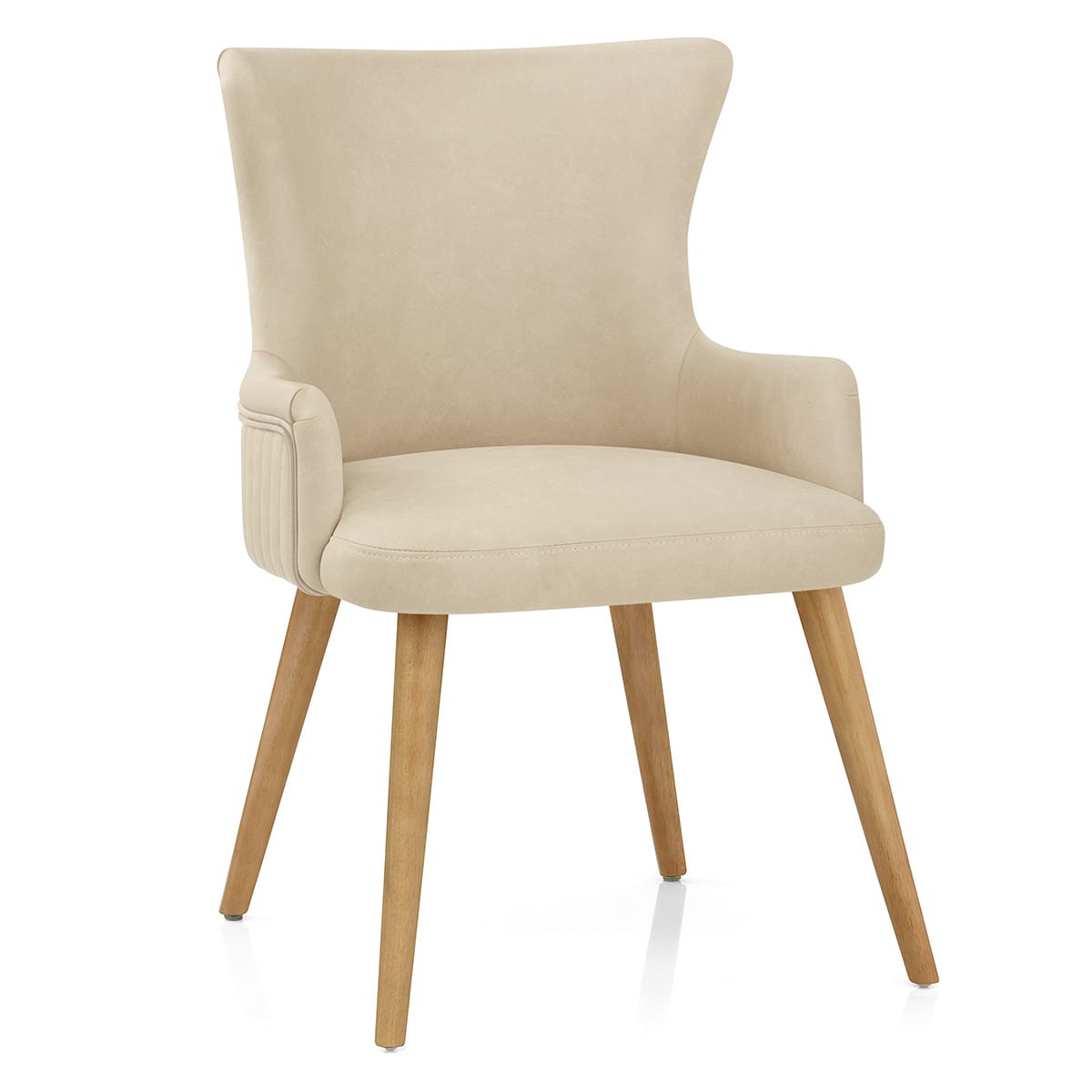 Diablo Oak Dining Chair Beige