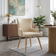 Diablo Oak Dining Chair Beige