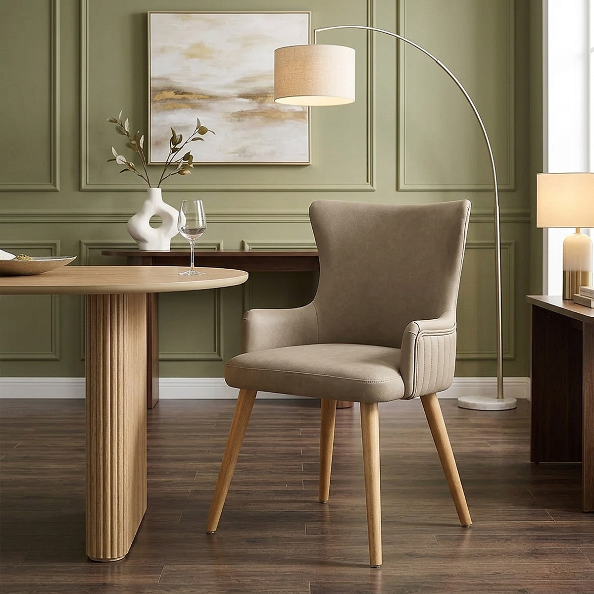 Diablo Oak Dining Chair Brown