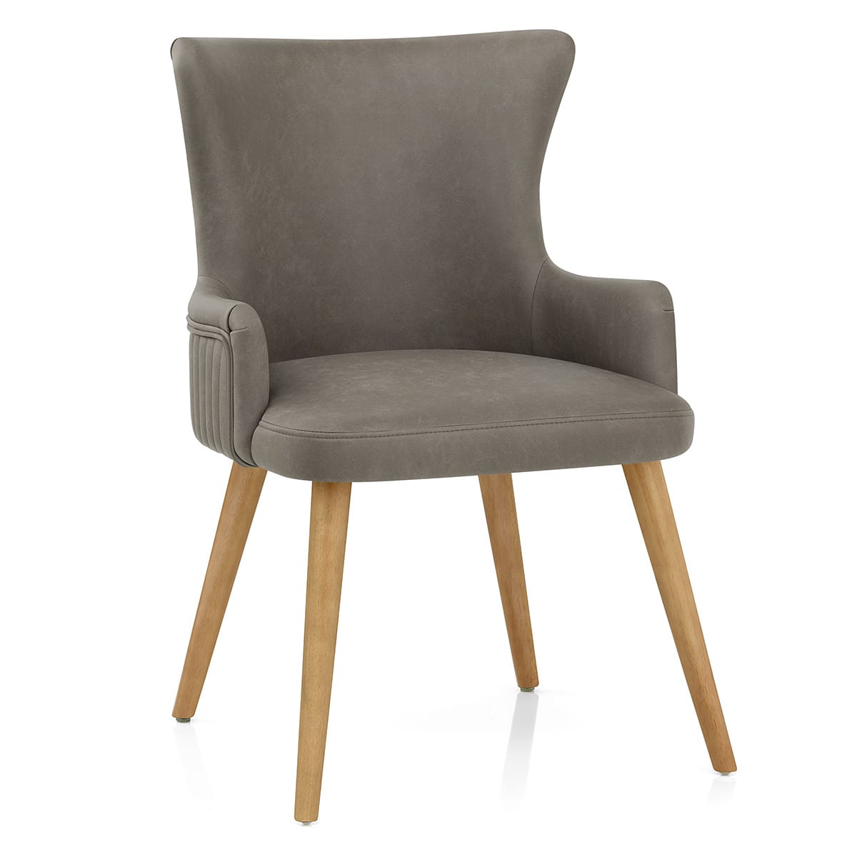 Diablo Oak Dining Chair Grey