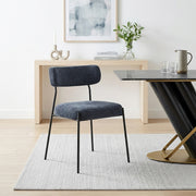 Diana Chair Blue Fabric