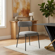 Diana Chair Grey Fabric