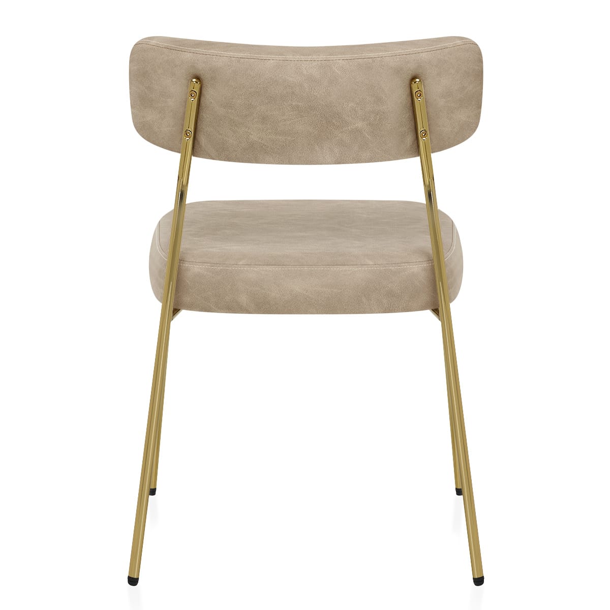Diana Gold Chair Beige