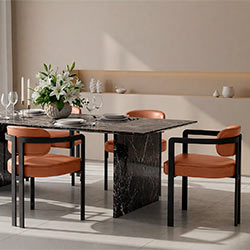 Real Leather Dining Chairs