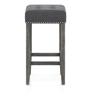 Dove Bar Stool Charcoal Fabric
