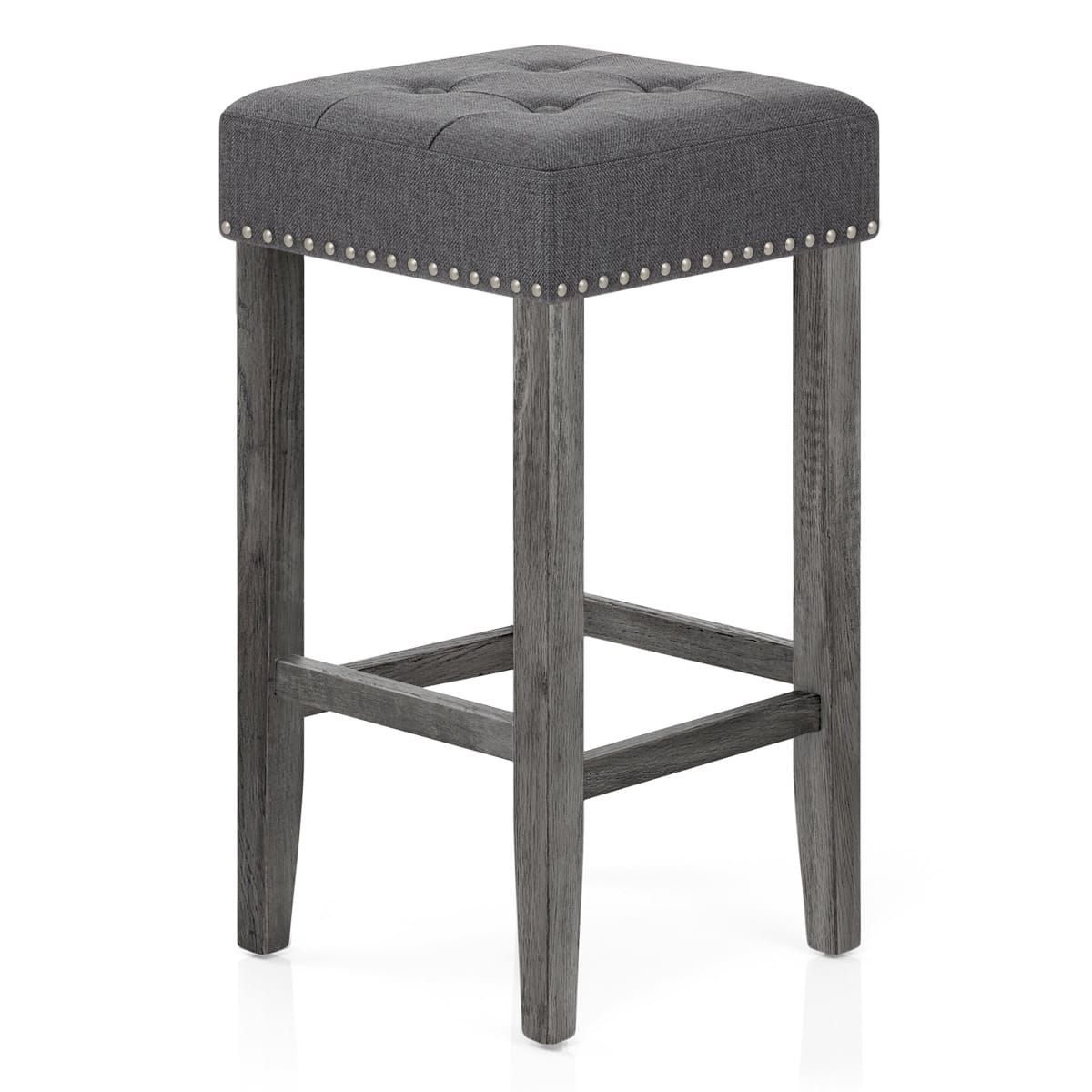 Dove Bar Stool Charcoal Fabric