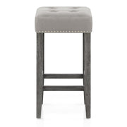 Dove Bar Stool Grey Velvet