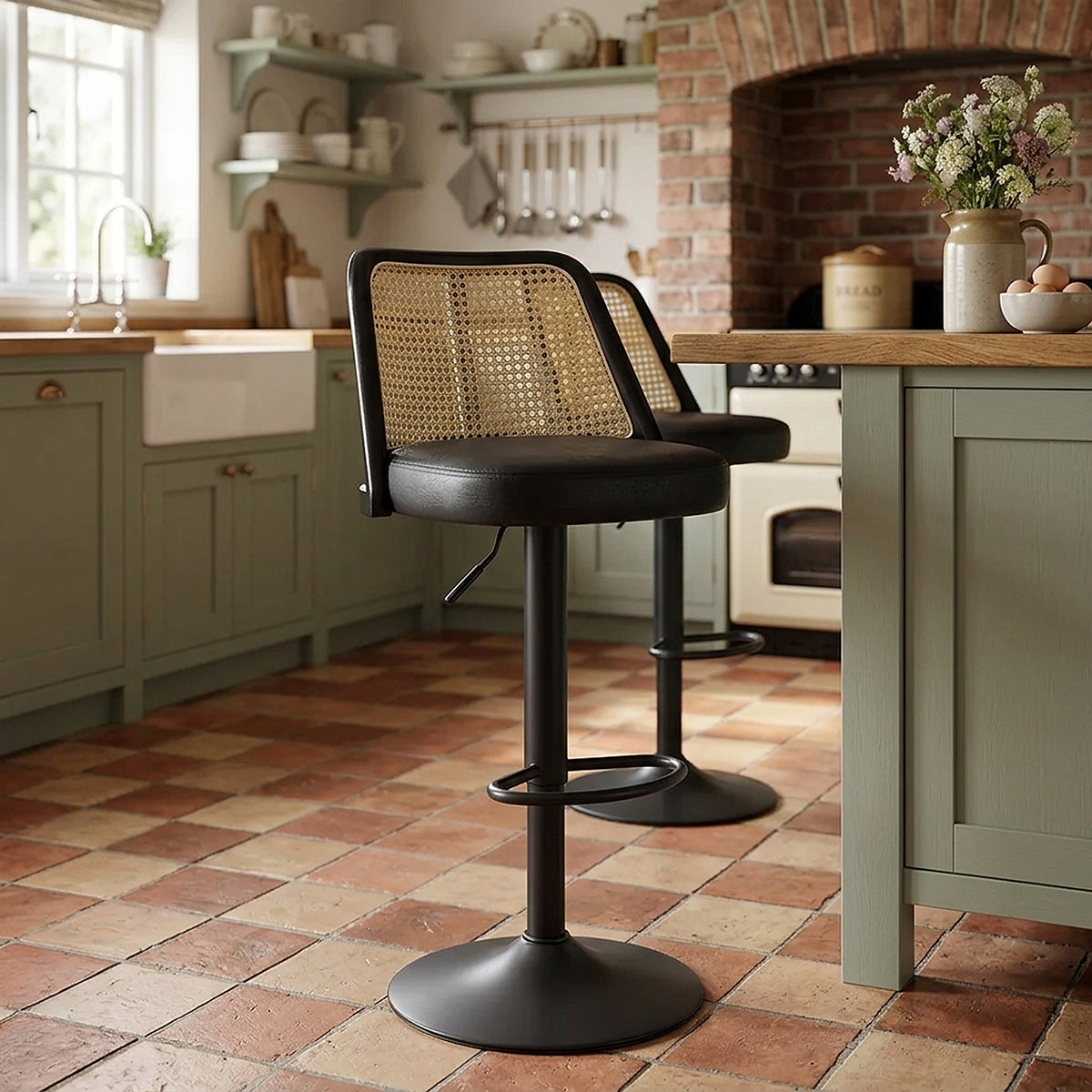 Drew Bar Stool Black