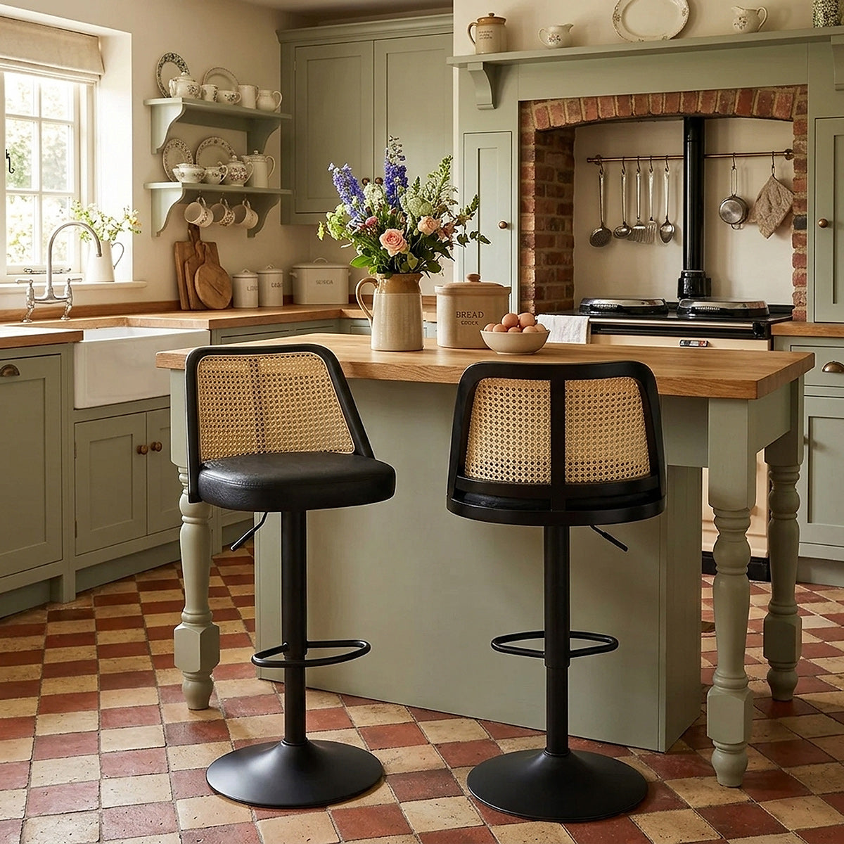 Drew Bar Stool Black