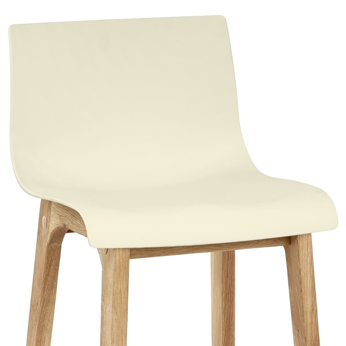 Drift Oak & Cream Bar Stool