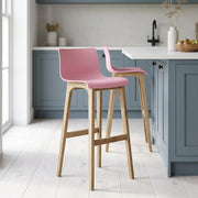 Drift Oak & Pink Bar Stool