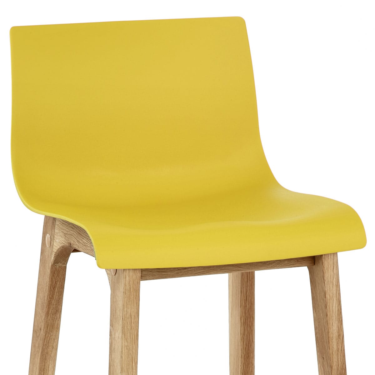 Drift Oak & Yellow Bar Stool