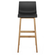 Drift Oak & Black Bar Stool