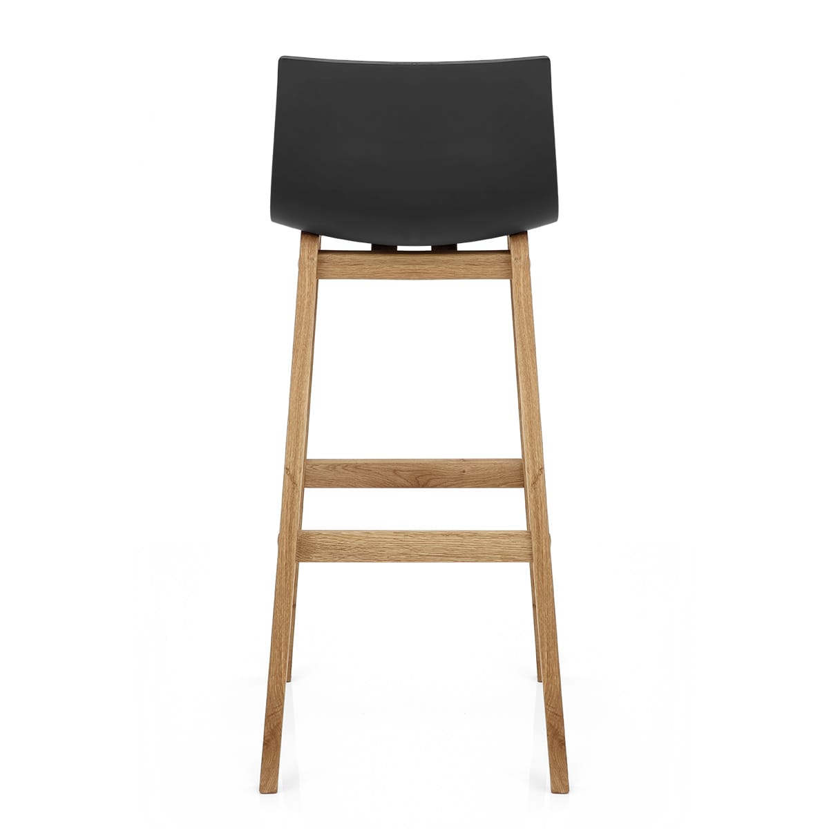 Drift Oak & Black Bar Stool