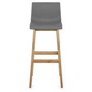 Drift Oak & Charcoal Bar Stool