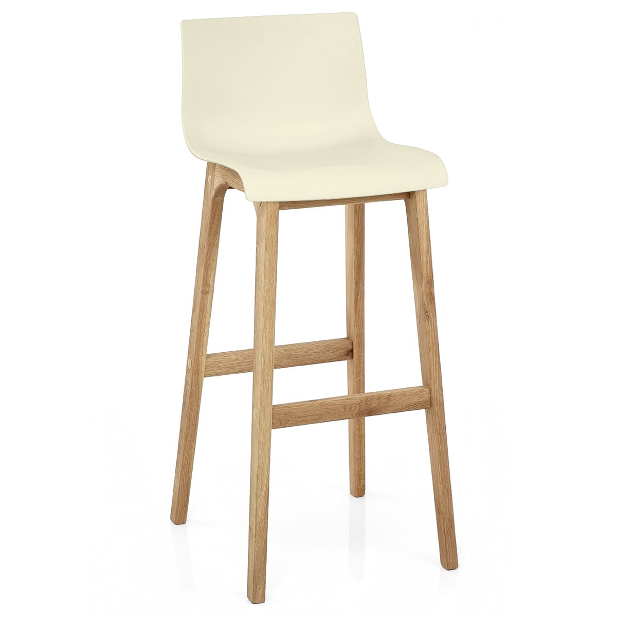 Drift Oak & Cream Bar Stool