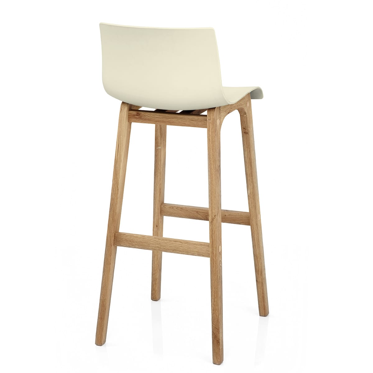 Drift Oak & Cream Bar Stool