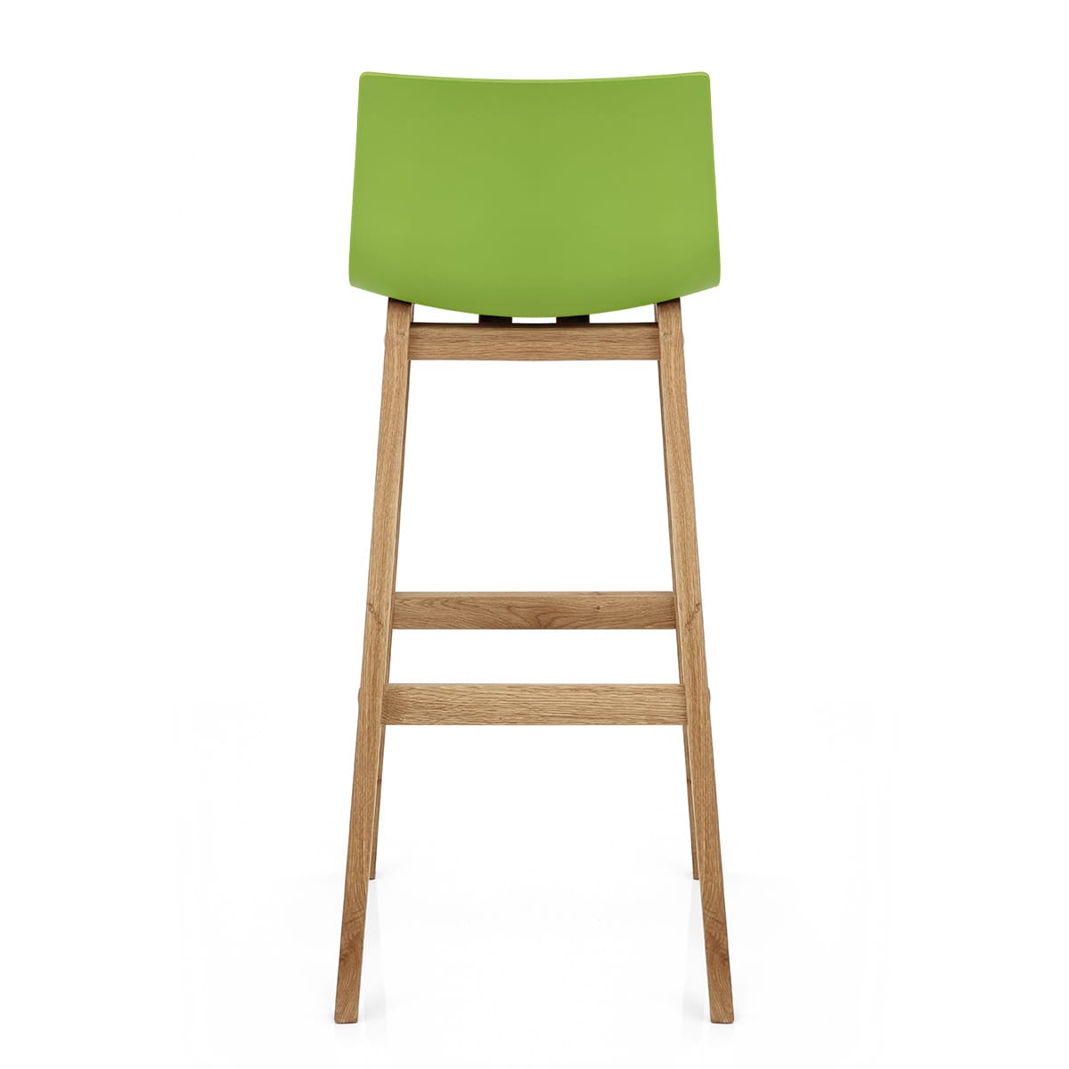 Drift Oak & Green Bar Stool