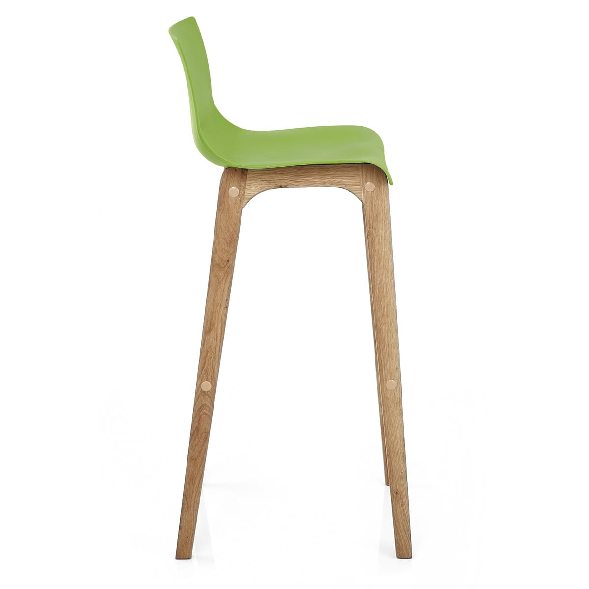 Drift Oak & Green Bar Stool