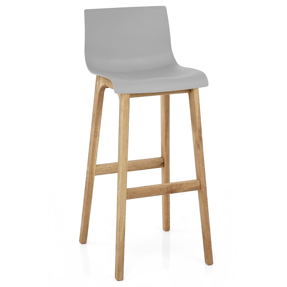 Drift Oak & Light Grey Bar Stool