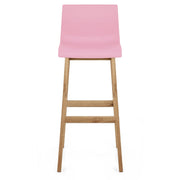 Drift Oak & Pink Bar Stool