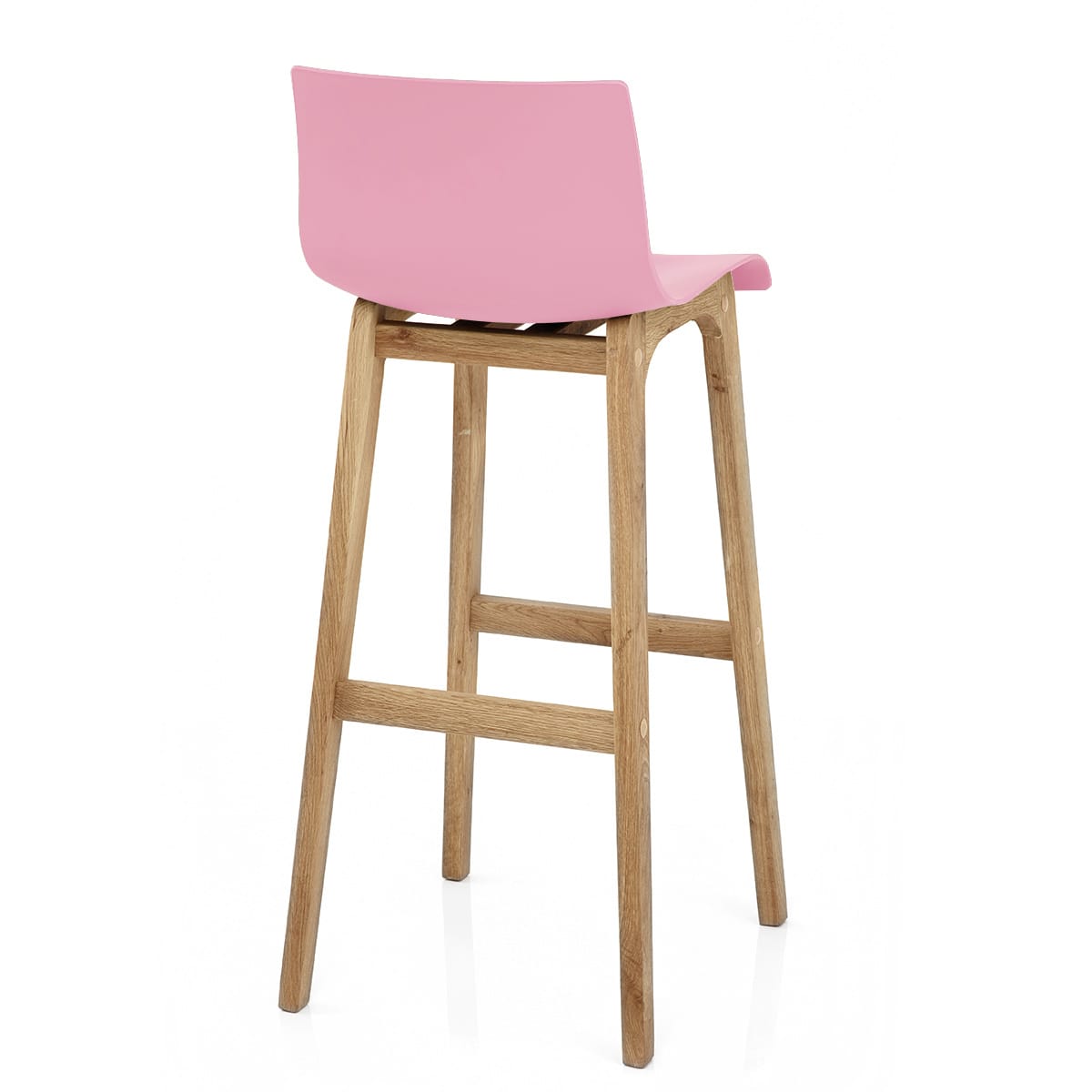 Drift Oak & Pink Bar Stool