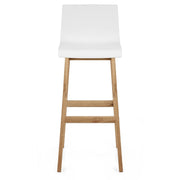 Drift Oak & White Bar Stool