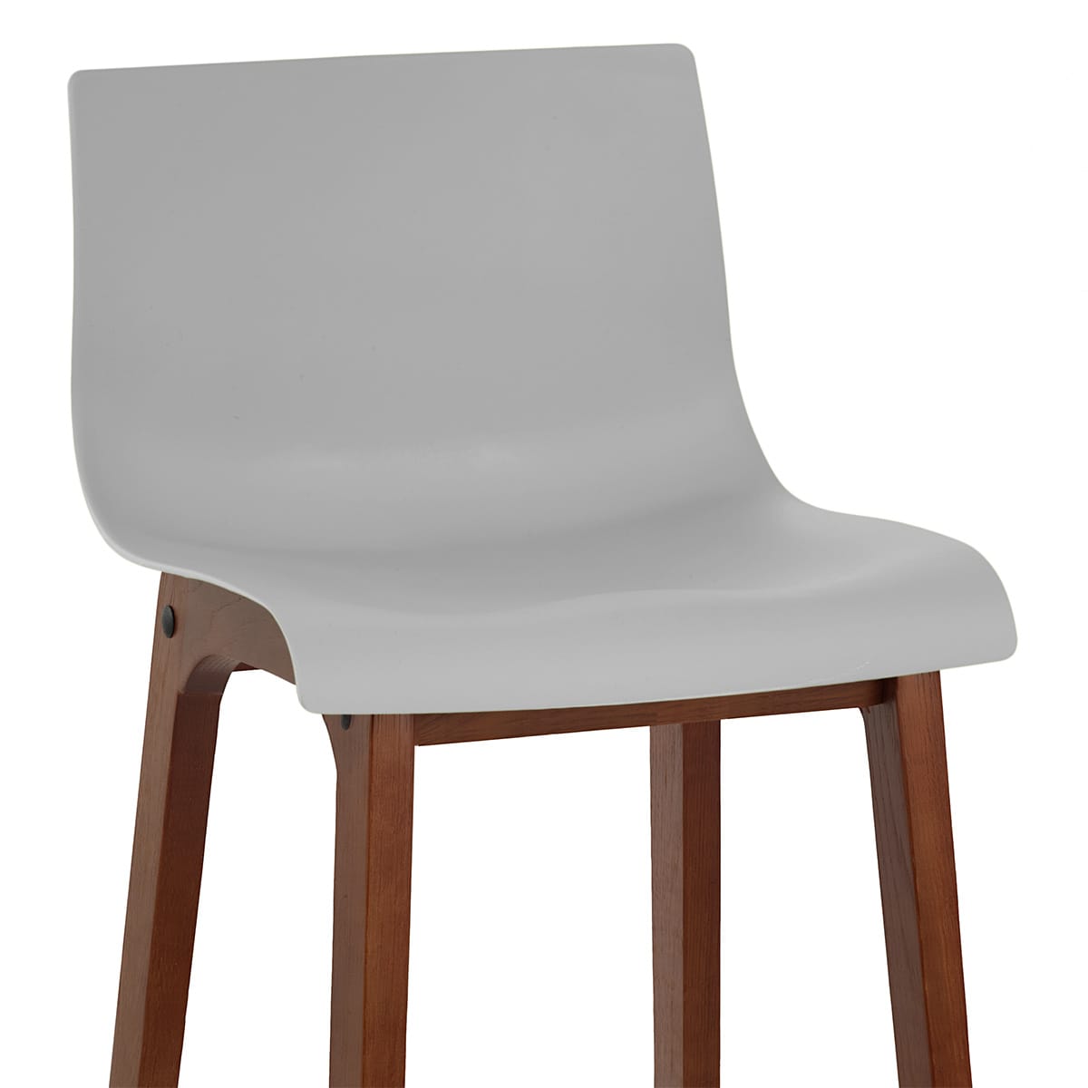 Drift Walnut & Grey Bar Stool