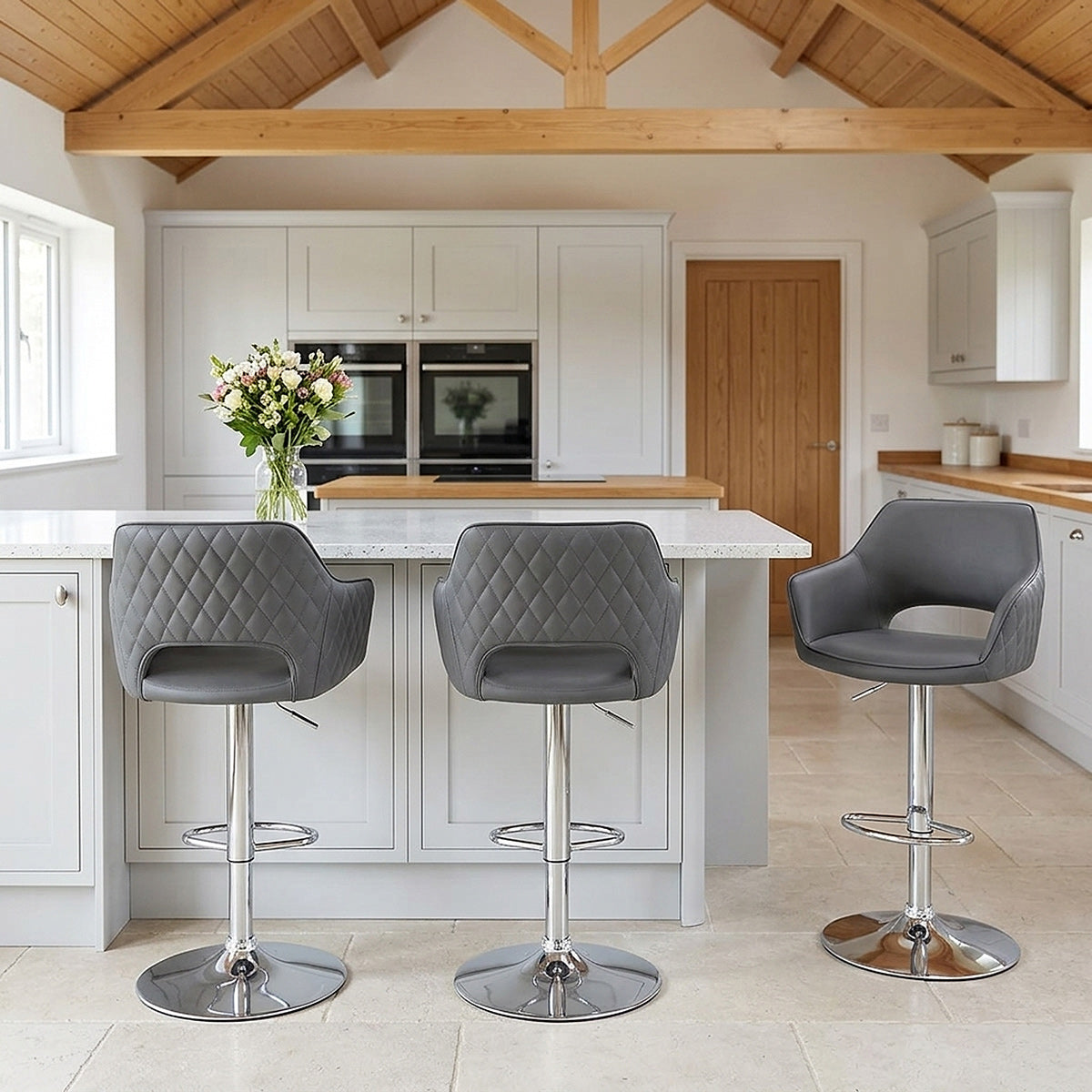 Dune Bar Stool Grey